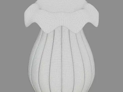 Vase11 gold vase 3D model