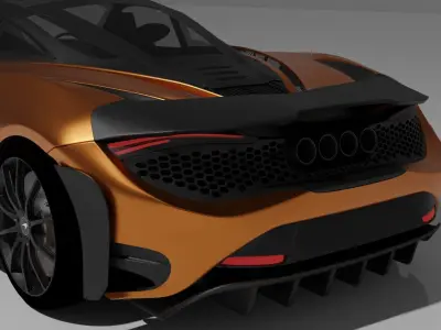 Mclaren 765LT 3D model