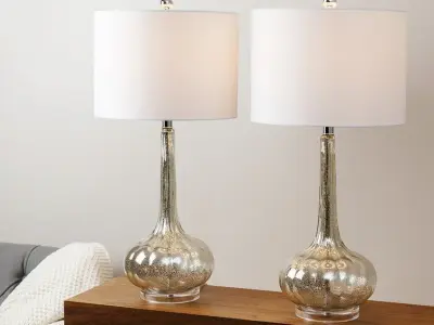 Rosedale Mercury Glass Table Lamp 3D model