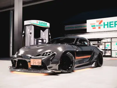 Toyota Supra MK5 Widebody  3D model