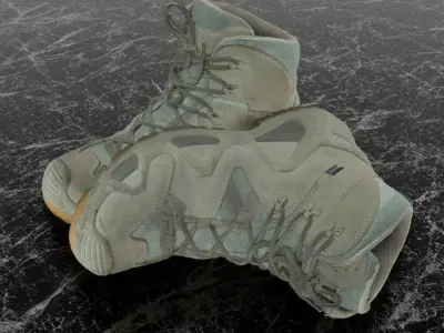 LOWA ZEPHYR GTX MID 3D BOOTS 3D model