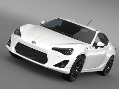 Toyota 86 Prototype 2011 3D model