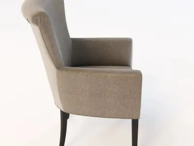 Bolier Classic Armchair 90018 3D model