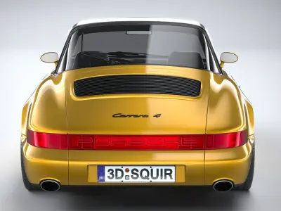 Porsche 911 964 Targa 1993 3D model