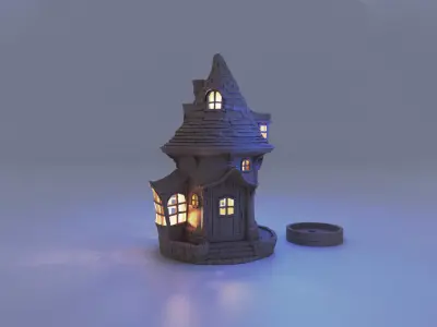 HOUSE LAMP 3D print model