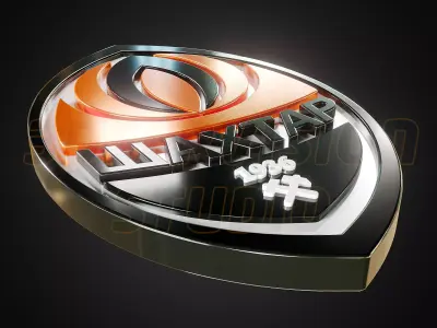 Shaktar Donetsk logo - Cinematic - 3D print 3D model