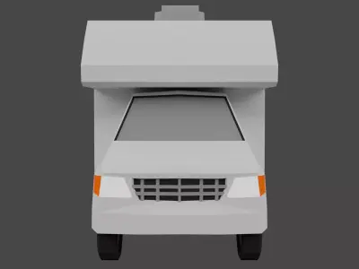 Low Poly RV Low-poly 3D model