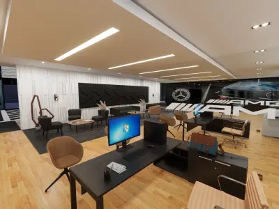 CAR SHOWROOM 3D model