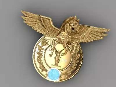 horse for pendant 3D model