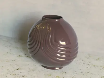 Wavy Vase 3D print model