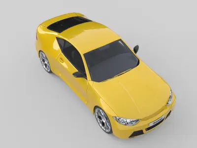 Generic Modern Muslce Car 2021 3D model