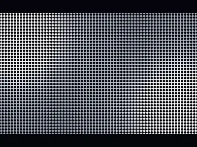 Perforated panel with 54 percent opening 25O54 3D model