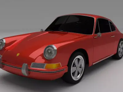 1964 Porsche 911 3D model