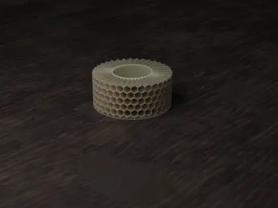 HoneyComb Vase 3D print model