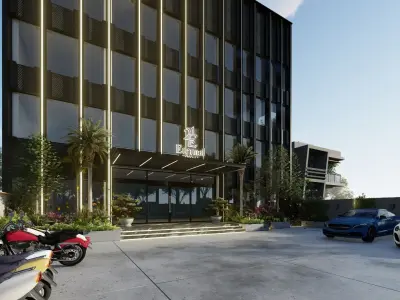 Modern Luxury Office Building 3D model