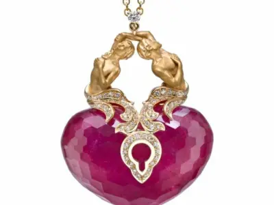 Magerit Heart Pendant 3D print model