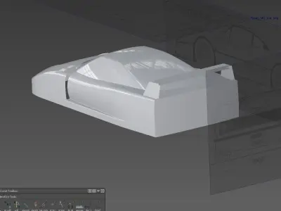 Ferrari F40 Day 3 fillet for complete the series of tutorial  3D model