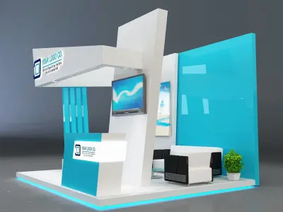 Booth Exhibition Stand a659c 3D model