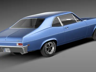 Chevrolet Nova CG 1969 3D model