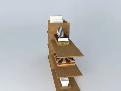 decorative shelf decorative shelf  Free 3D model
