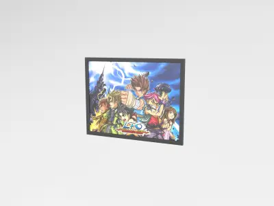 Little Fighter Online Painting v1 006 Free low-poly 3D model