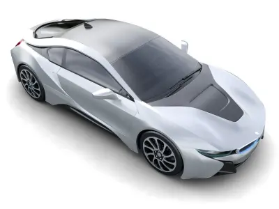 Concept sport car hybrid 3D model