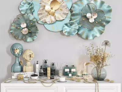 decorative set 32 3D model purchase