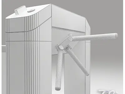 TOURNSTILES ACCES 3D model