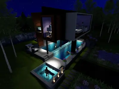 Forest House 3D model