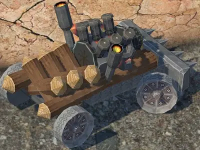 car racing  Low-poly 3D model