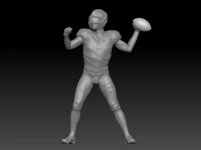 NFL PLAYER QUARTERBACK 3D print model