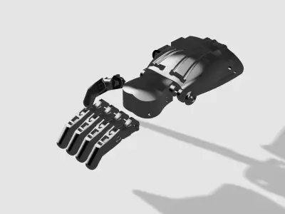 A robotic bionic hand 3D print model