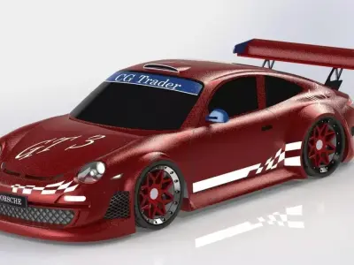 Porshe 911 GT3 3D model