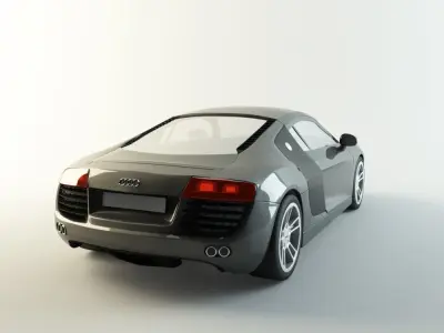 audi r8 3D model