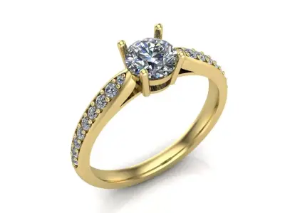 Engagement rings 3D print model order