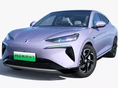 2025 Denza N7 AWD With interior 3D model