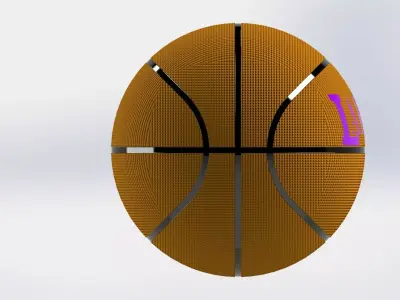 basketball lakers 3D model