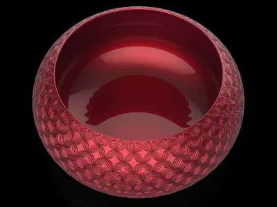 globepol glass vase 3D print model