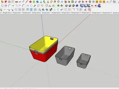 BASKET 03 Low-poly 3D model