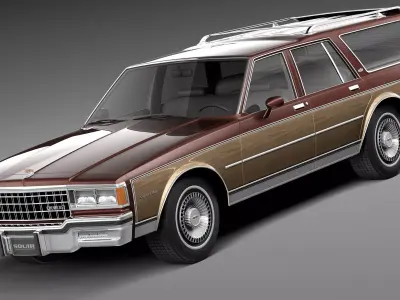 Chevrolet Caprice Estate Wagon 1978 3D model