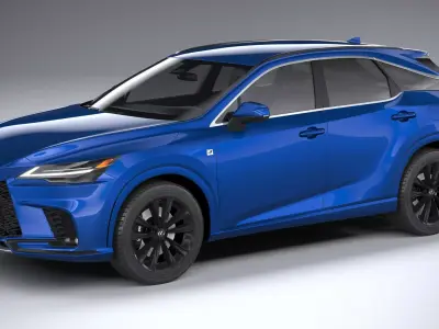 Lexus RX 500 2023 3D model