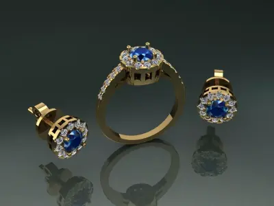 The Collection SOLIDARE Jewelery 3D printed model 3D print model