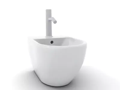 Elegant Ceramic Basin model pack Low-poly 3D model