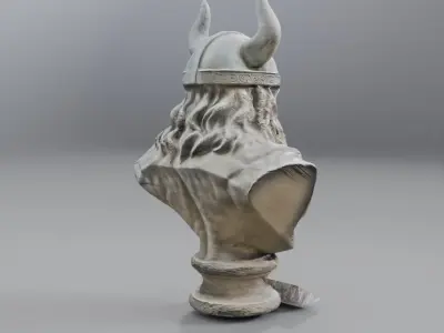 Bust god thor 3D model