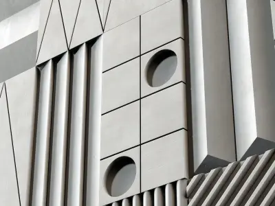 Stone wallcovering decor n2 3D model