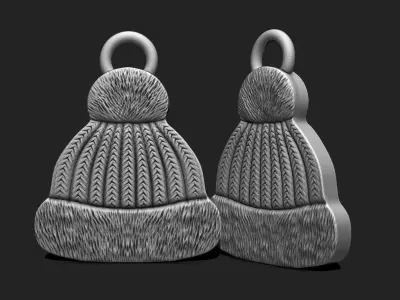 Christmas Beanie-Bonnet - Navidad - Christmas Decor 3D print model