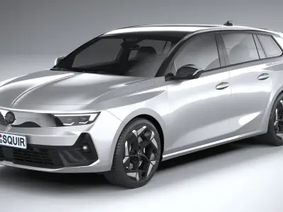 Opel Astra Sports Tourer GSE 2023 3D model
