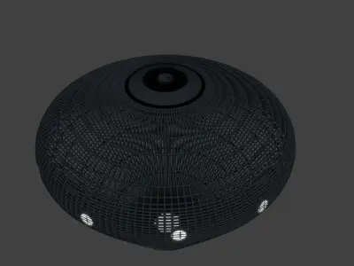 Diamond UFO Free 3D model