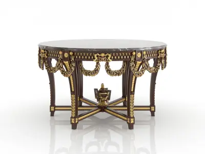 Regal round center table by Modenese 3D model