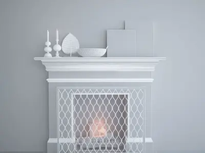 Fireplace 2 3D model